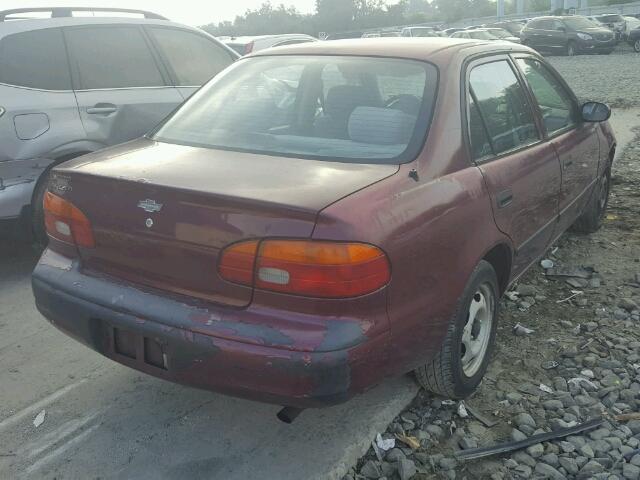 1Y1SK5286WZ438315 - 1998 CHEVROLET GEO PRIZM 紫色 照片 4