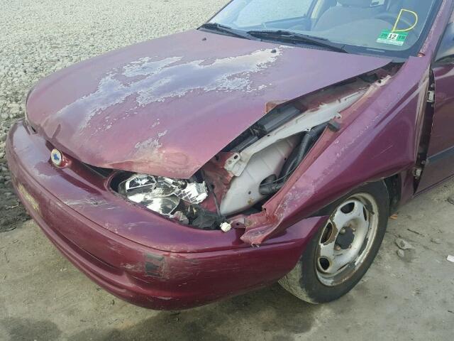 1Y1SK5286WZ438315 - 1998 CHEVROLET GEO PRIZM 紫色 照片 9