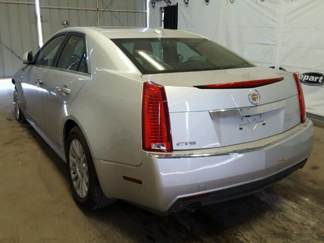 1G6DE5EY6B0158332 - 2011 CADILLAC CTS LUXURY SILVER photo 3