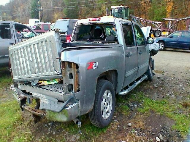 3GCEK23359G137722 - 2009 CHEVROLET SILVERADO GRAY photo 4