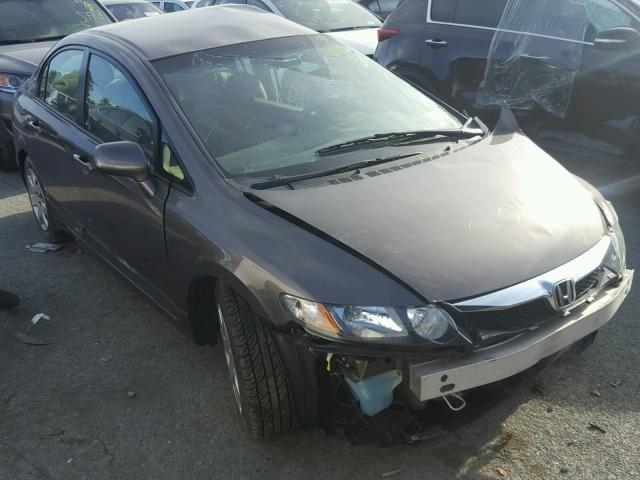 2HGFA1F53AH539856 - 2010 HONDA CIVIC BROWN photo 1