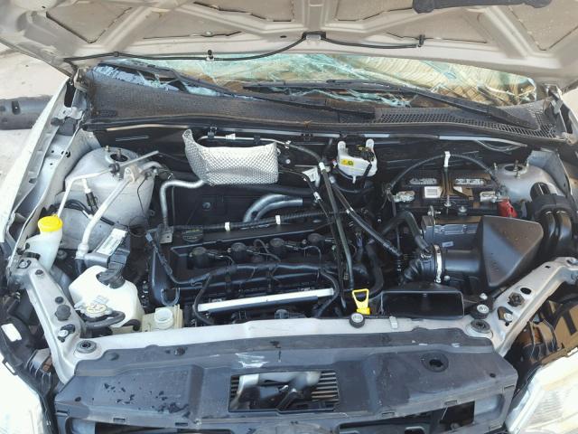 1FAHP35N98W281234 - 2008 FORD FOCUS SE GRAY photo 7