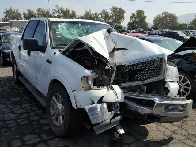 1FTPW14554KC97592 - 2004 FORD F150 SUPER WHITE photo 1