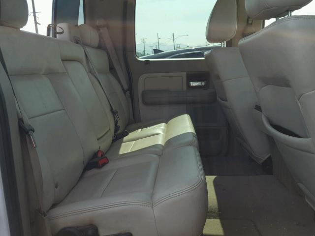 1FTPW14554KC97592 - 2004 FORD F150 SUPER WHITE photo 6