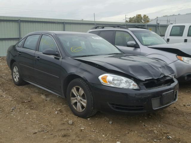 2G1WF5E36C1282896 - 2012 CHEVROLET IMPALA LS BLACK photo 1