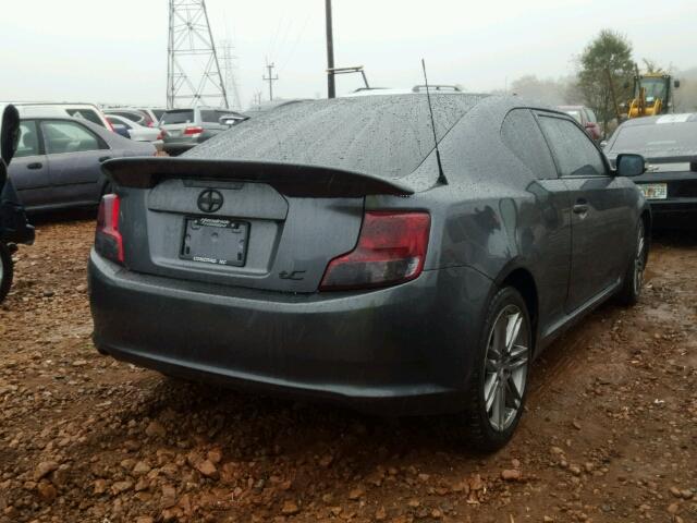 JTKJF5C71B3005050 - 2011 TOYOTA SCION TC GRAY photo 4