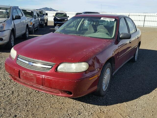 1G1ND52F54M610136 - 2004 CHEVROLET CLASSIC MAROON photo 2