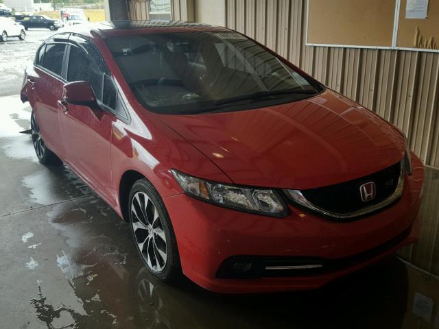 2HGFB6E5XDH708027 - 2013 HONDA CIVIC SI RED photo 1