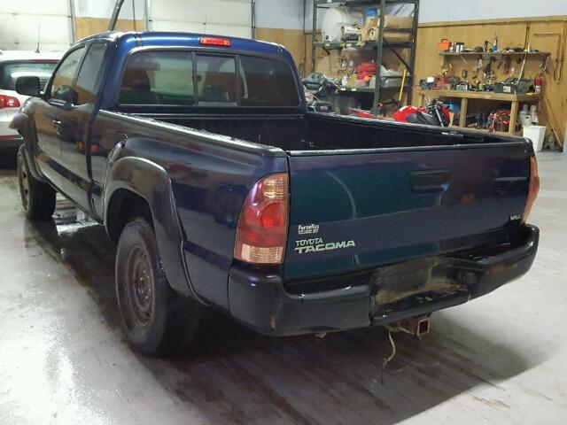 5TEUU42N46Z188682 - 2006 TOYOTA TACOMA ACC BLUE photo 3