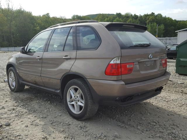 5UXFB53545LV15371 - 2005 BMW X5 4.4I TAN photo 3