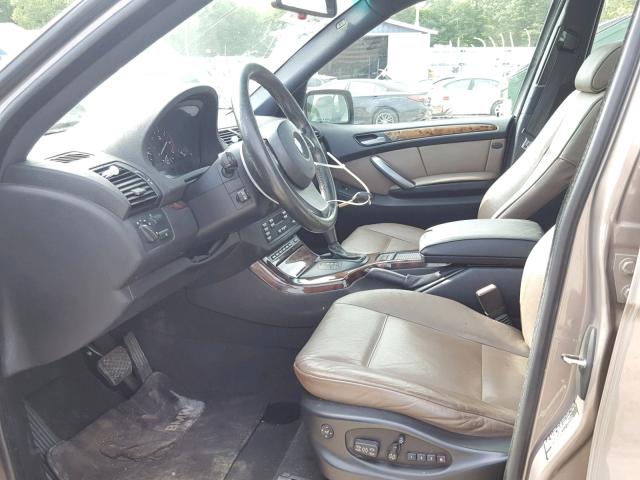 5UXFB53545LV15371 - 2005 BMW X5 4.4I TAN photo 5