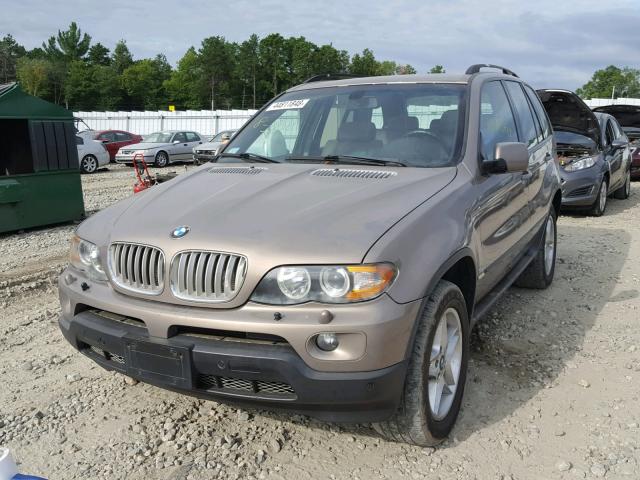 5UXFB53545LV15371 - 2005 BMW X5 4.4I TAN photo 9