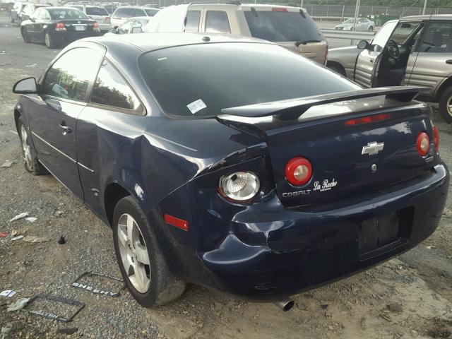 1G1AL18F187215411 - 2008 CHEVROLET COBALT LT BLUE photo 3