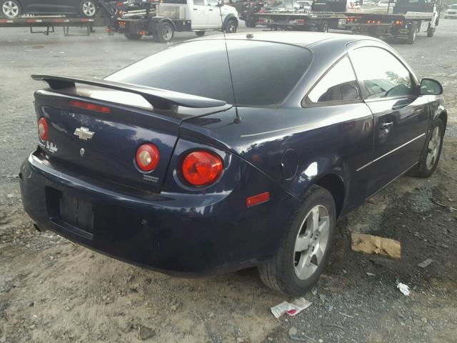 1G1AL18F187215411 - 2008 CHEVROLET COBALT LT BLUE photo 4