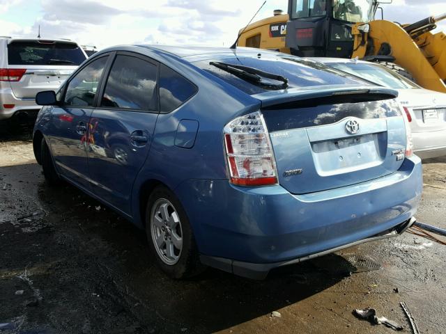 JTDKB20UX77570171 - 2007 TOYOTA PRIUS BLUE photo 3
