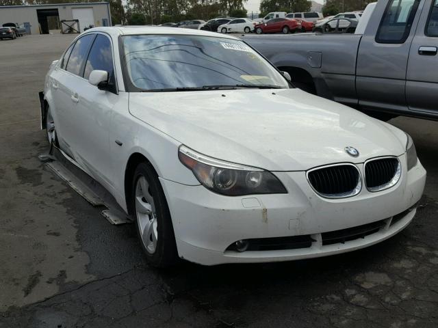 WBANE73576CM36470 - 2006 BMW 530 I WHITE photo 1