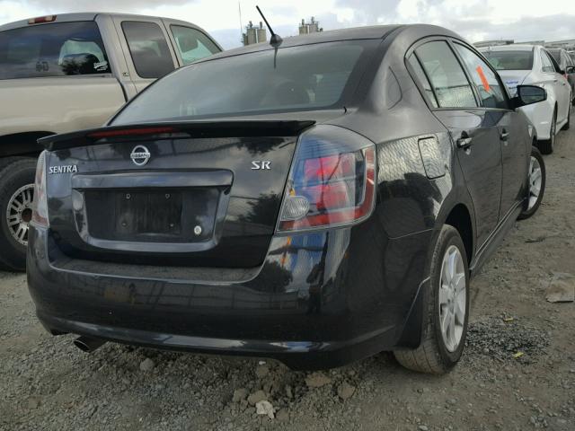 3N1AB6AP1CL717580 - 2012 NISSAN SENTRA 2.0 BLACK photo 4