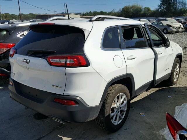 1C4PJMCS0GW294586 - 2016 JEEP CHEROKEE L WHITE photo 4