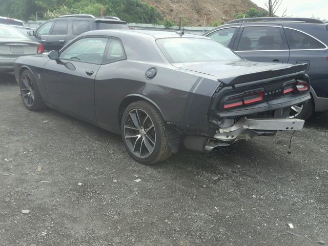 2C3CDZFJ8GH202102 - 2016 DODGE CHALLENGER GRAY photo 3