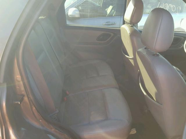 1FMYU03196KB50693 - 2006 FORD ESCAPE GRAY photo 6