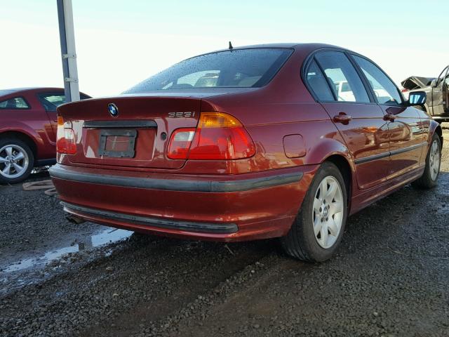 WBAAM334XYCA90941 - 2000 BMW 323 RED photo 4