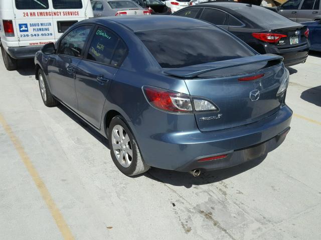 JM1BL1VF2B1443444 - 2011 MAZDA 3 I BLUE photo 3