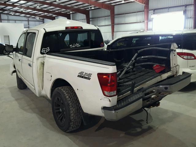 1N6BA07B37N232017 - 2007 NISSAN TITAN XE WHITE photo 3