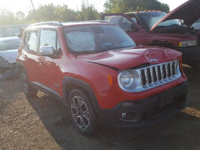 ZACCJADT9FPC20339 - 2015 JEEP RENEGADE L RED photo 1