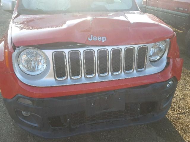ZACCJADT9FPC20339 - 2015 JEEP RENEGADE L RED photo 9