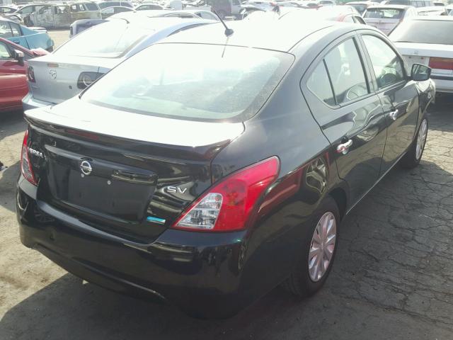 3N1CN7AP3GL834346 - 2016 NISSAN VERSA S BLACK photo 4