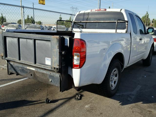 1N6BD0CT7BC418377 - 2011 NISSAN FRONTIER S WHITE photo 4