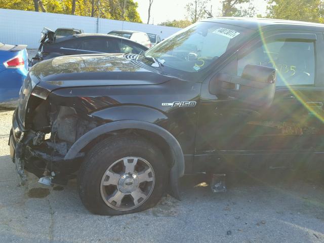 1FTPW14VX9FA54084 - 2009 FORD F150 SUPER BLACK photo 9