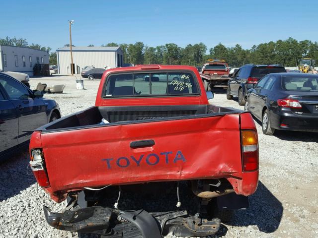 4TANL42N6VZ303067 - 1997 TOYOTA TACOMA RED photo 9