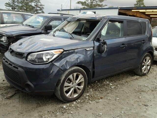 KNDJP3A56E7105992 - 2014 KIA SOUL + BLUE photo 2