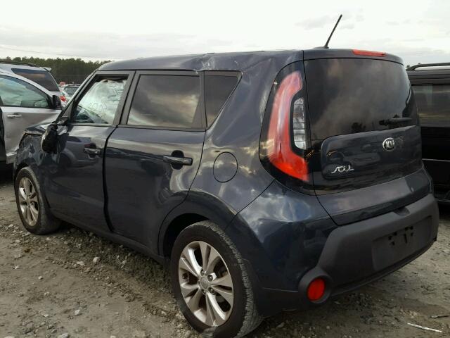 KNDJP3A56E7105992 - 2014 KIA SOUL + BLUE photo 3