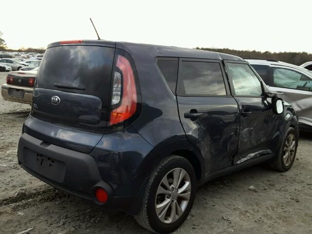 KNDJP3A56E7105992 - 2014 KIA SOUL + BLUE photo 4