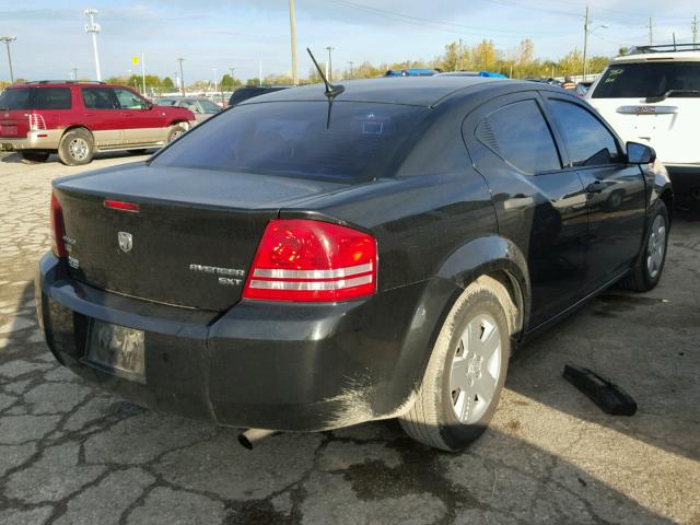 1B3CC4FD3AN193627 - 2010 DODGE AVENGER SX BLACK photo 4