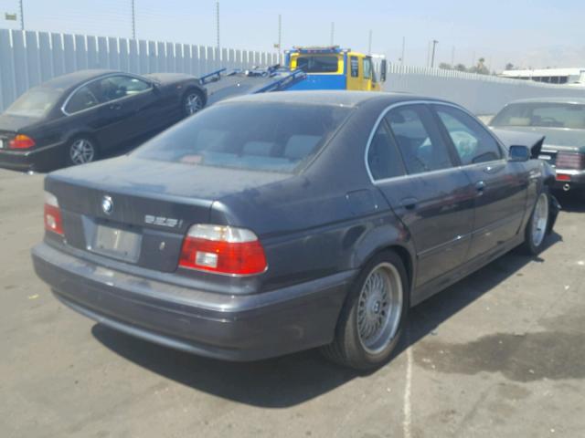 WBADT43421GF57483 - 2001 BMW 525 I AUTO BLUE photo 4