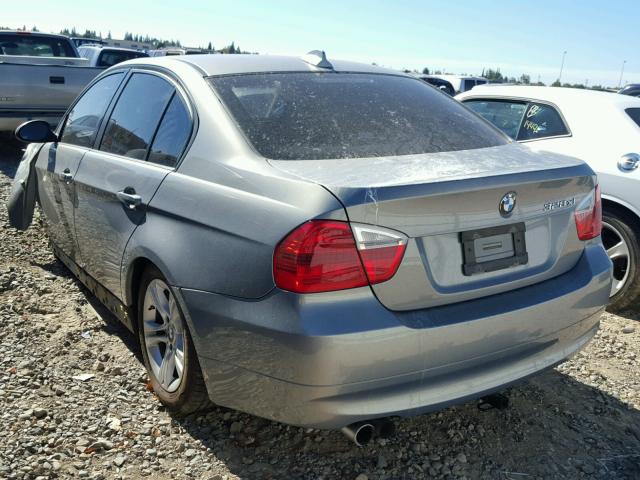 WBAVC93588K044320 - 2008 BMW 328 BLUE photo 3