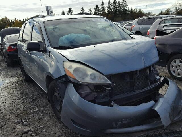 5TDZK29C98S141197 - 2008 TOYOTA SIENNA CE GRAY photo 1