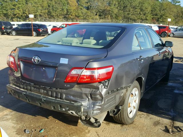 4T1BE46K98U774869 - 2008 TOYOTA CAMRY GRAY photo 4