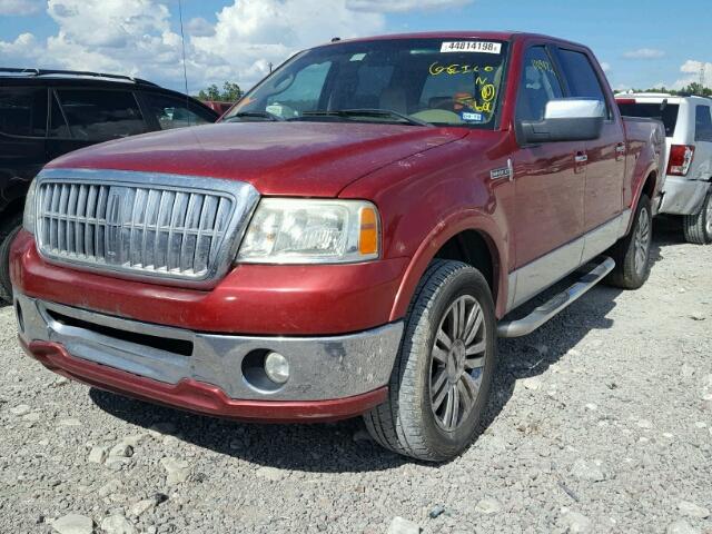 5LTPW16588FJ03372 - 2008 LINCOLN MARK LT RED photo 2