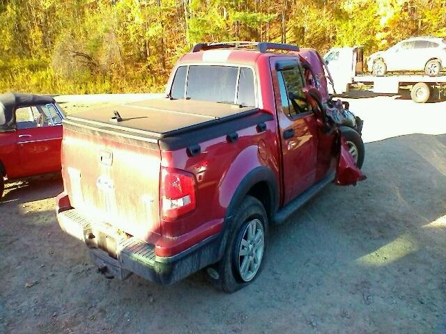 1FMEU5BE9AUA54211 - 2010 FORD EXPLORER S RED photo 4