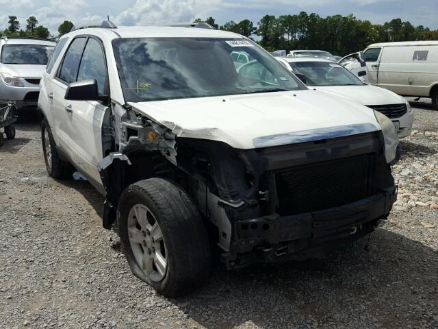 1GKLRKEDXAJ237167 - 2010 GMC ACADIA SL WHITE photo 1