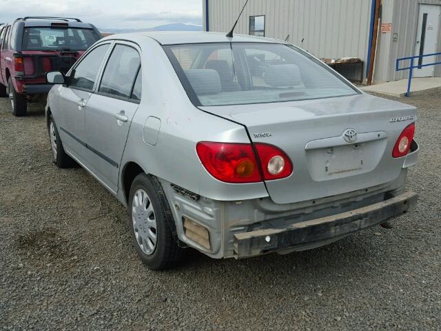 1NXBR32E14Z245067 - 2004 TOYOTA COROLLA CE SILVER photo 3