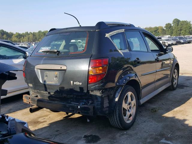 5Y2SL62864Z435726 - 2004 PONTIAC VIBE BLACK photo 4