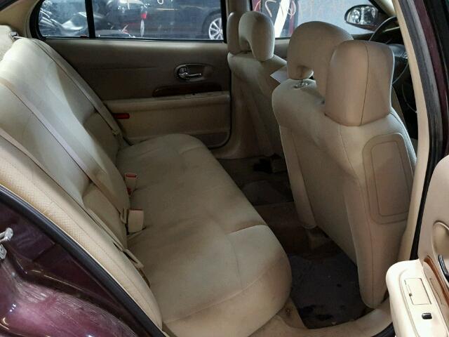 1G4HP54K844140170 - 2004 BUICK LESABRE CU MAROON photo 6