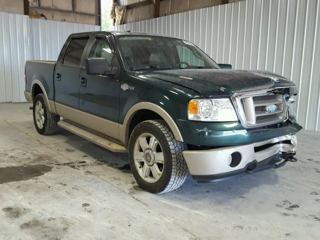 1FTPW14V87KC41425 - 2007 FORD F150 SUPER GREEN photo 1