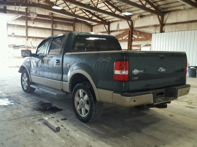 1FTPW14V87KC41425 - 2007 FORD F150 SUPER GREEN photo 3