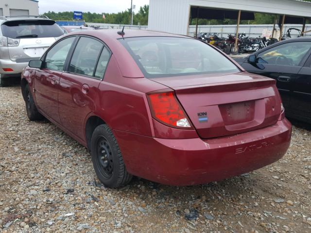 1G8AJ55F17Z119770 - 2007 SATURN ION LEVEL MAROON photo 3